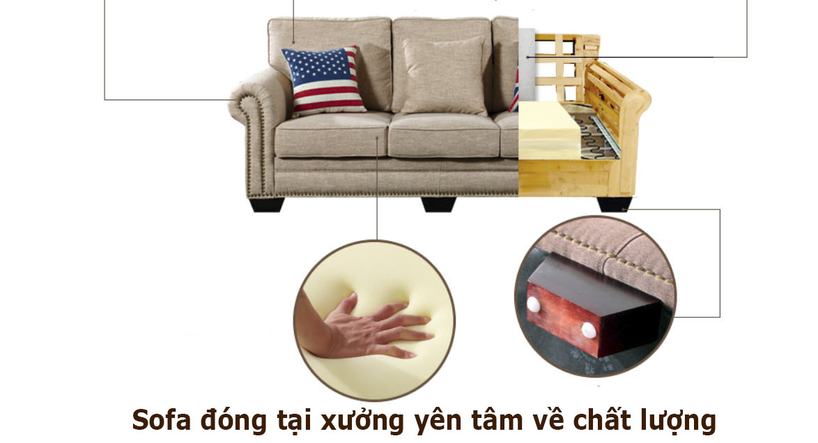 Review xưởng sản xuất đóng ghế sofa giá rẻ tại Hà Nội 